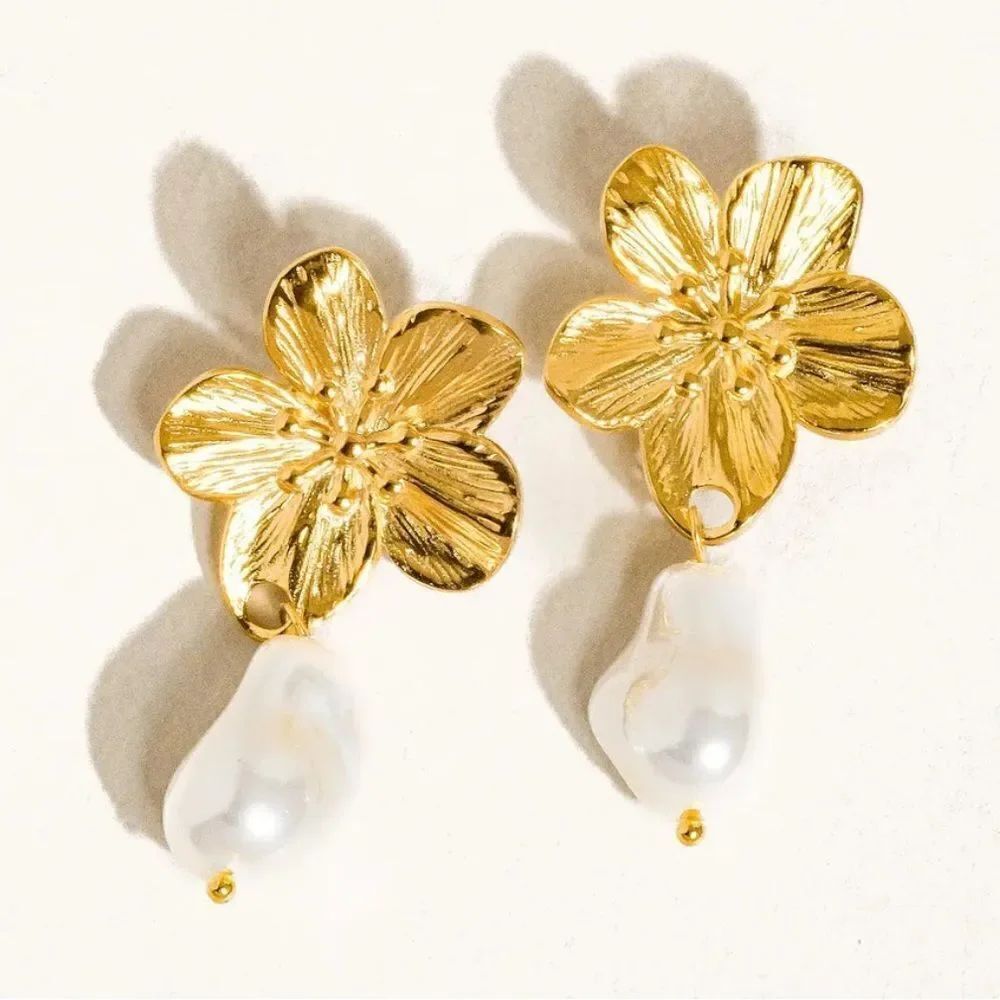 Statement drop earrings N478